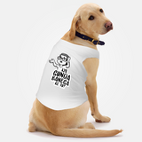 PawsIndia Sleeveless Printed Dog T-Shirt - Kya Gunda Banega Re Tu