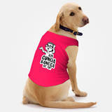 PawsIndia Sleeveless Printed Dog T-Shirt - Kya Gunda Banega Re Tu