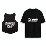 PawsIndia Signature Twinning Set – Parent & Pup - Mommy & Mommy's Boy - Black