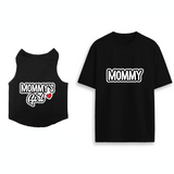 PawsIndia Signature Twinning Set – Parent & Pup - Mommy & Mommy's Girl - Black