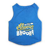 PawsIndia Sleeveless Printed Cat T-Shirt - Always Bhooka