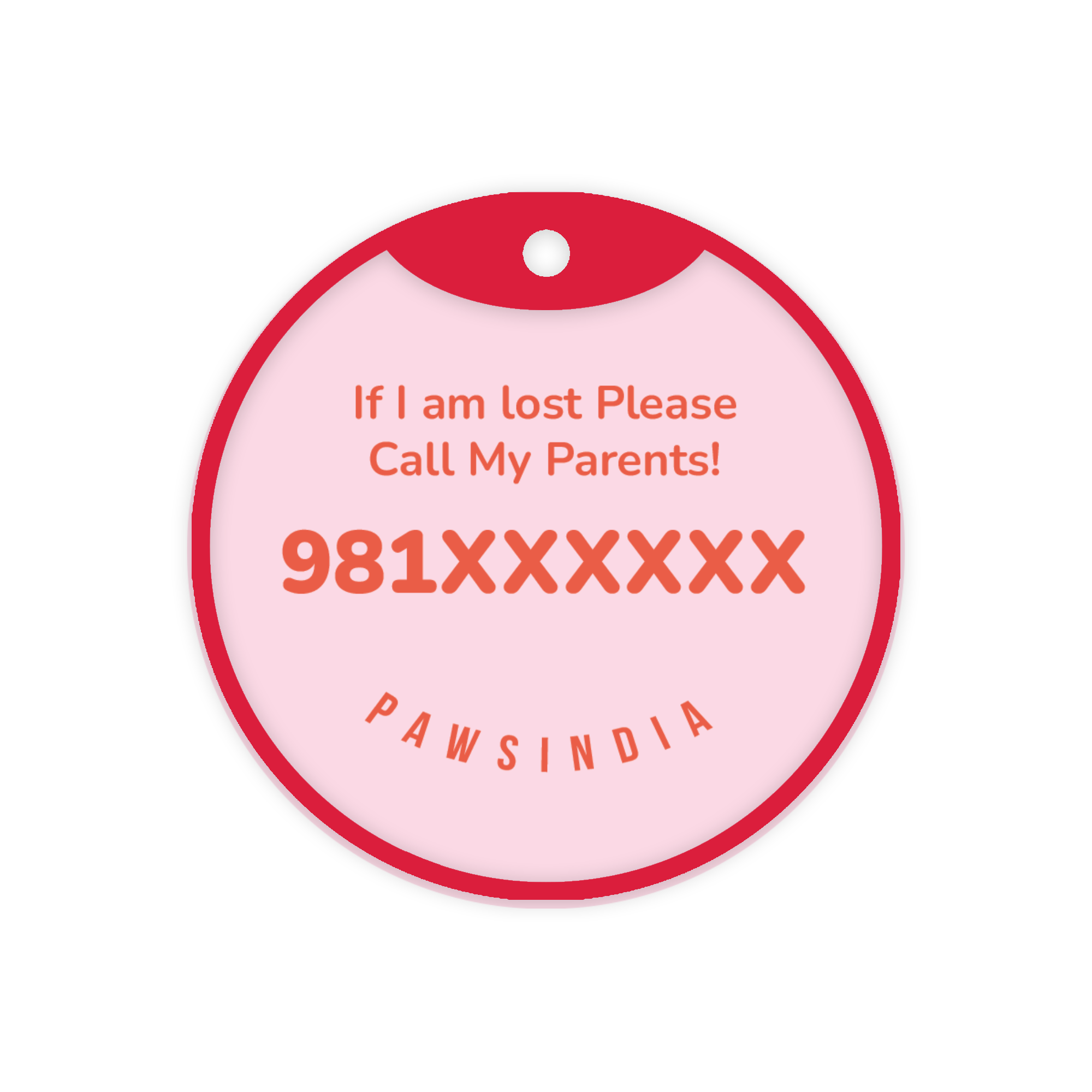 Customized Pet Id Tag -  Valentine's Edition Love In The Air