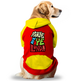 PawsIndia Dual Pattern Dog & Cat Hoodie - Ashleel Hai Ye Londa