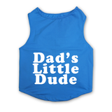 PawsIndia Sleeveless Printed Cat T-Shirt - Dad's Little Dude