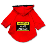 Pawsindia Dog & Cat Hoodie - Caution Kaafi Sanskari