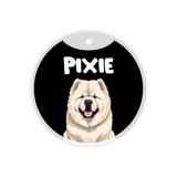 Customized Dog Id Tag - Chow Chow