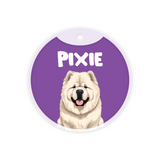 Customized Dog Id Tag - Chow Chow