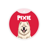 Customized Dog Id Tag - Chow Chow