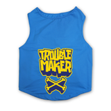 PawsIndia Sleeveless Printed Dog T-Shirt - Trouble Maker