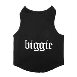 PawsIndia Sleeveless Printed Dog T-Shirt - Biggie