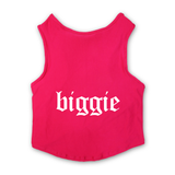 PawsIndia Sleeveless Printed Dog T-Shirt - Biggie