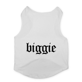 PawsIndia Sleeveless Printed Dog T-Shirt - Biggie