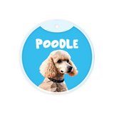 Customized Dog Id Tags - Poodle