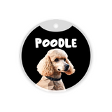 Customized Dog Id Tags - Poodle