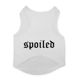 PawsIndia Sleeveless Printed Cat T-Shirt - Spoiled
