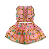 PawsIndia Traditional Desi Diva – Lehenga Choli Set For Cat - Pink | Ethnic Festive Wear