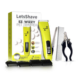 LetsShave EZ-WIZZY Pet Trimmer for Dogs & Other Hairy Animals,All in one Trimmer for dogs (Pet Trimmer With Tools)