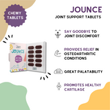 JOUNCE - Hip & Joint Support Tablets  (Pack of 50 chewables)