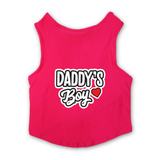 PawsIndia Sleeveless Printed Dog T-Shirt - Daddy's Boy