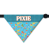 PawsIndia Customized Dog Bandana - Rainbow Vibes