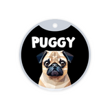 Customized Dog Id Tag - Pug