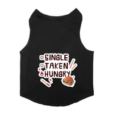 PawsIndia Sleeveless Printed Dog T-Shirt - Single-Taken-Hungry