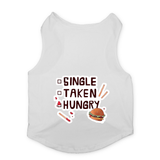 PawsIndia Sleeveless Printed Dog T-Shirt - Single-Taken-Hungry