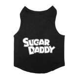 PawsIndia Sleeveless Printed Cat T-Shirt -Sugar Daddy