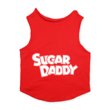 PawsIndia Sleeveless Printed Cat T-Shirt -Sugar Daddy