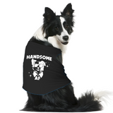 PawsIndia Sleeveless Printed Dog T-Shirt - Handsome