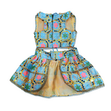 PawsIndia Traditional Desi Diva – Lehenga Choli Set For Cat - Sky Blue | Ethnic Festive Wear