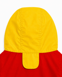 Pawsindia Dog Hooded 360° Raincoat - Red & Yellow