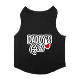 PawsIndia Sleeveless Printed Dog T-Shirt - Daddy's Girl