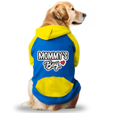 PawsIndia Dual Pattern Dog Hoodie - Mommy's Boy