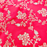 Pawsindia Traditional  Royal Zari Kurta For Cats - Pink
