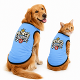 PawsIndia Contrast Ribbed T-shirt For Pets – Prince Charming| With Black Rib