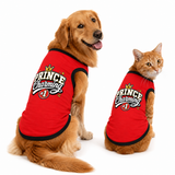 PawsIndia Contrast Ribbed T-shirt For Pets – Prince Charming| With Black Rib