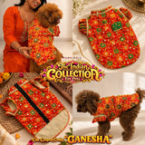 PawsIndia Traditional Red Maharaja Kurta for Dogs – Limited Edition