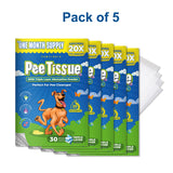 Absorbent Pee Tissues by PawsIndia - Pack 5