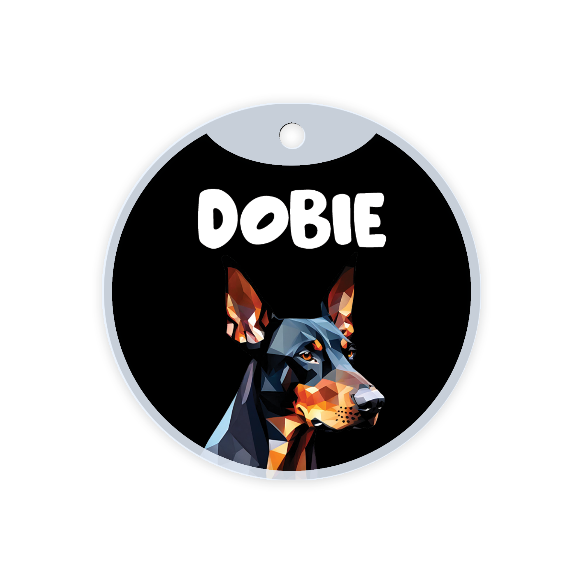 Customized Dog Id Tags - Doberman
