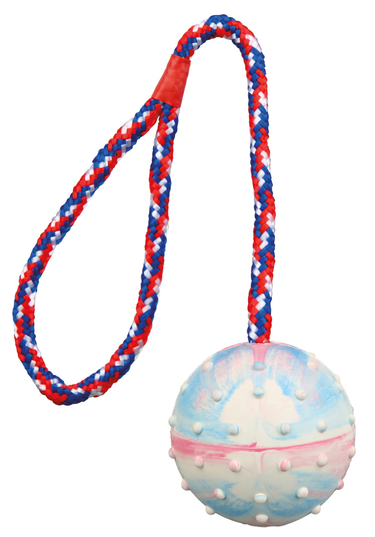 Trixie - Ball on a Rope with Natural Rubber