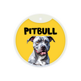 Customized Dog Id Tags - Pitbull (White)