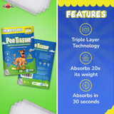 Absorbent Pee Tissues by PawsIndia -  PRE-ORDER