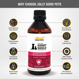 JOLLY GOOD PETS Kidney Shield Syrup Supplement (200 ml) for Dogs & Cats