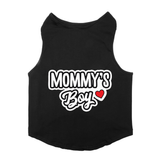 PawsIndia Sleeveless Printed Dog T-Shirt - Mommy's Boy