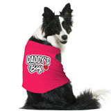 PawsIndia Sleeveless Printed Dog T-Shirt - Daddy's Boy