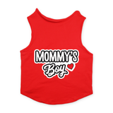 PawsIndia Sleeveless Printed Cat T-Shirt - Mommy's Boy