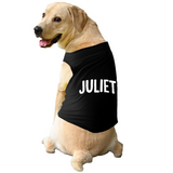 PawsIndia Sleeveless Printed Dog T-Shirt - Juliet