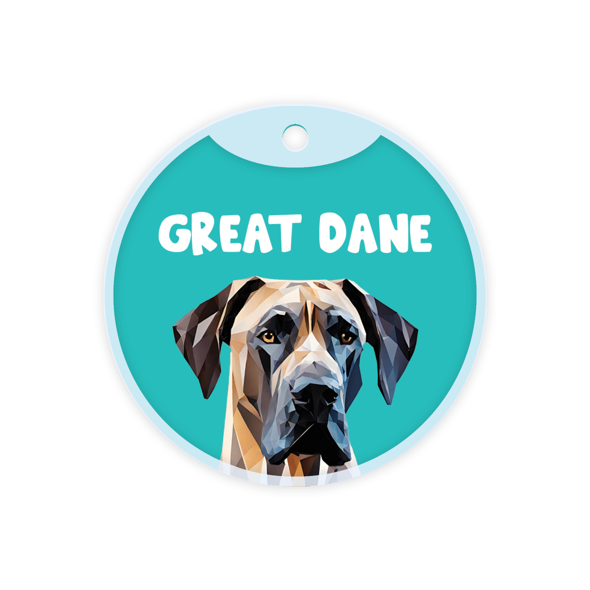 Customized Dog Id Tags - Great Dane