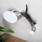 Trixie - Climbing Step For Wall Mounting (White/Grey  18 × 22 cm)